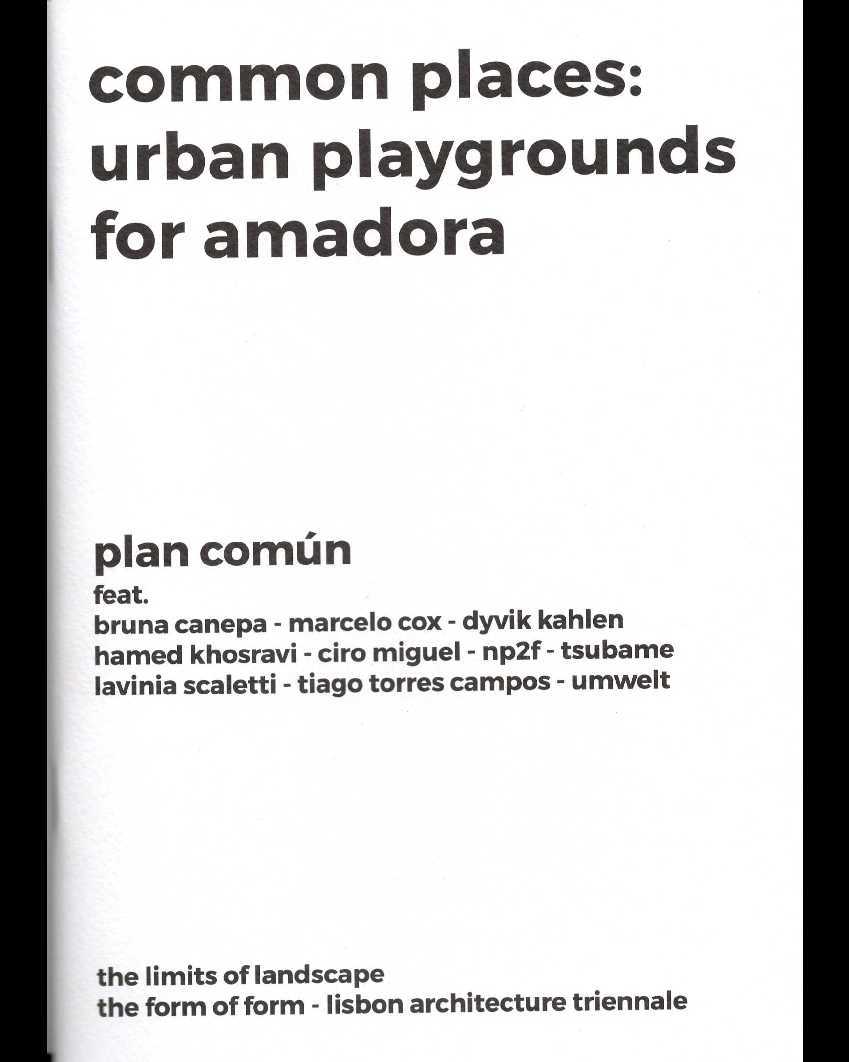 Common Places — The Form of Form